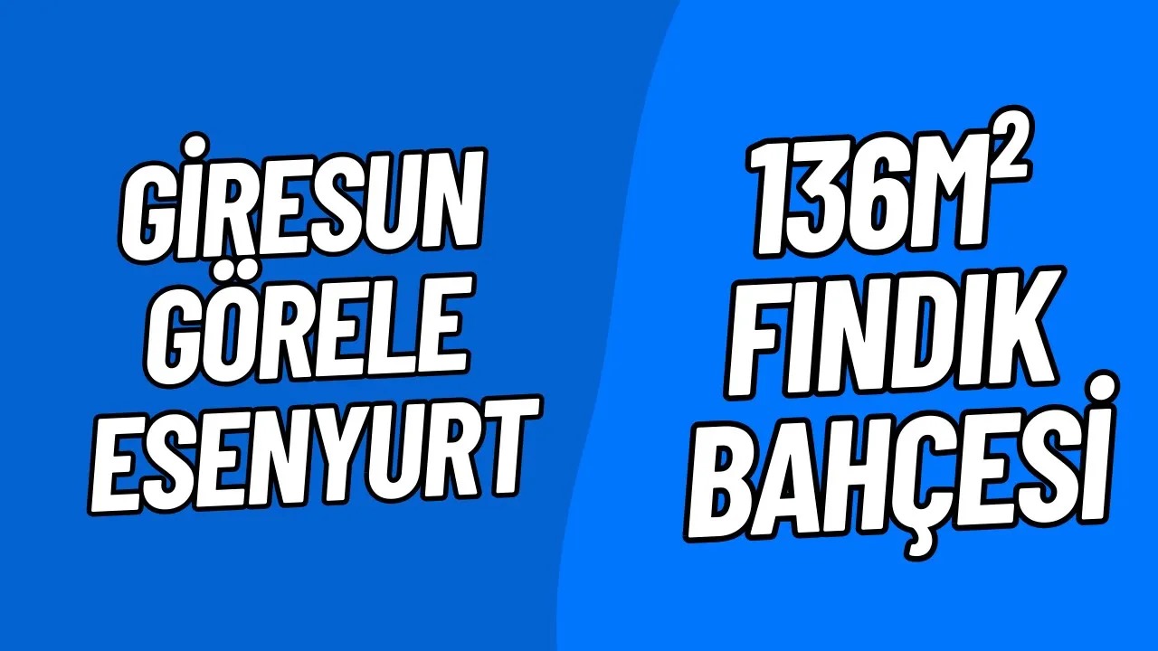 GİRESUN GÖRELE ESENYURT KÖYÜNDE 136M² FINDIK BAHÇESİ SATILIKTIR - GİRESUN GÖRELE fotoğraf 26